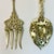 Metal 1940s Vintage Italian Baroque Rocco Brass Serving Utensils, Meat Fork and Spoon - Set of 2 For Sale - Image 7 of 12