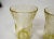 Glass Set of 3 Florentine No.2 Yellow Flat Juice Glasses by Hazel-Atlas 1930s For Sale - Image 7 of 8