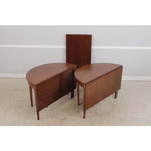 Age: Approx. 60 Years Old Details: Bench Made Hand Crafted Nice Older Vintage Table High Quality Construction Nice Inlay...