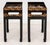 Paint Japanese Gilt & Lacquer Tray Top Side Tables, Pair For Sale - Image 7 of 9