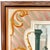 Red Large Scale Framed Venetian Canal Scene Neoclassical Architectural Mural Style Painting on Board For Sale - Image 8 of 10
