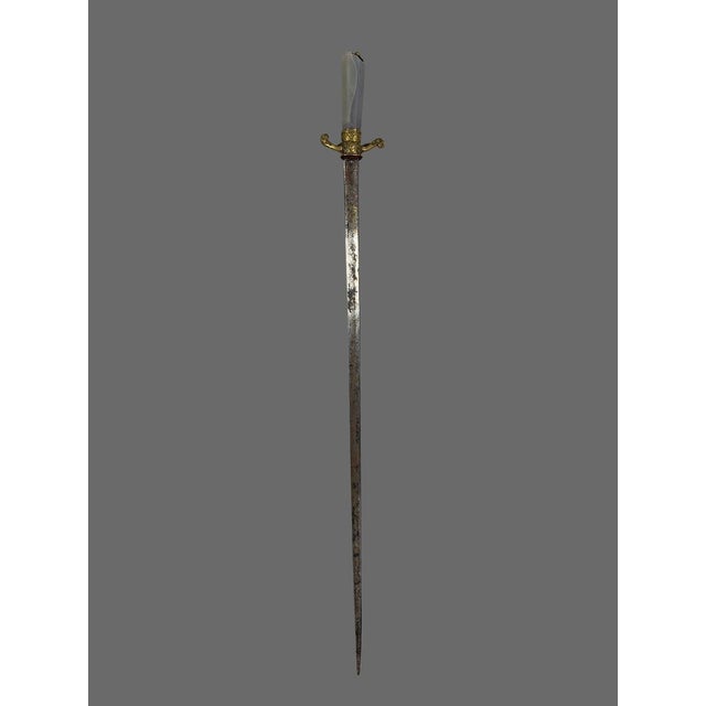 Silver 17th Century German Agate Hunting Dagger For Sale - Image 8 of 8