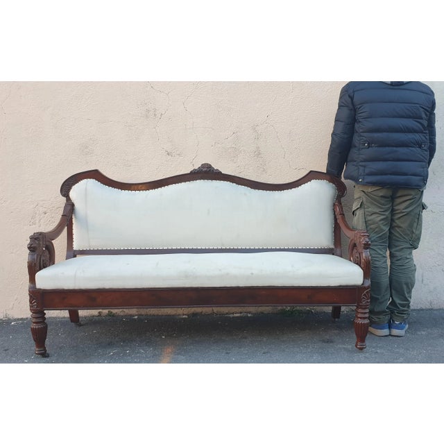 19th Century Mahogany Sofa For Sale - Image 17 of 18