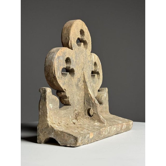 Neo-Gothic Terracotta Ornaments, Set of 2 For Sale - Image 8 of 18