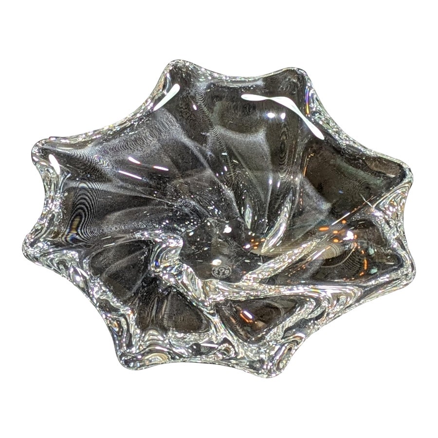 1950s Baccarat Crystal Cadix Ashtray or Trinket Bowl | Chairish