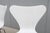 Mid-Century Danish Arne Jacobsen for Fritz Hansen White Series 7 Chairs - Set of 4 For Sale - Image 13 of 18
