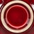 1990s Langyao Red Porcelain Gaiwan Tea Set, Ox‑Blood Red Glaze Teacup With Lid & Saucer For Sale - Image 9 of 9