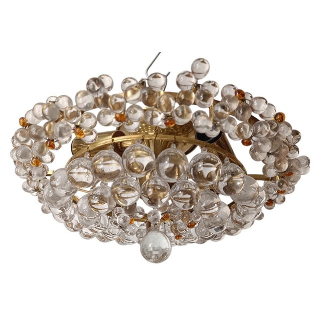 Mid-Century Modern Murano Glass Chandelier For Sale - Image 3 of 6