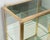French Art Deco Brass Wall Vitrine For Sale - Image 4 of 9