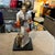 Ceramic 1940s Italian Ceramic Figurine by Mollica, Woman With Fox Terrier For Sale - Image 7 of 16