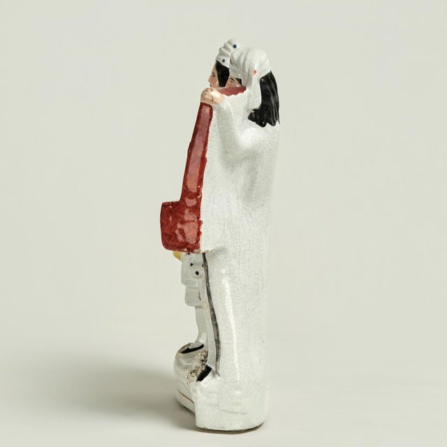 Antique Staffordshire Double Musical Figures For Sale - Image 9 of 12