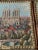 Textile Vintage French Paris Landmark Tapestries, Eiffel Tower & Notre Dame Wall Hangings - Set of 2 For Sale - Image 7 of 11