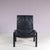 Matteo Grassi Black Leather Lounge Chair by Jacques Toussaint & Patrizia Angeloni for Matteo Grassi, Italy, 1980s For Sale - Image 4 of 11