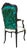 Modern Teal Feather Chair For Sale