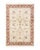 Ivory Mogul, One-of-a-Kind Hand-Knotted Area Rug in Ivory, 4' 2" x 6' 3" For Sale - Image 8 of 8
