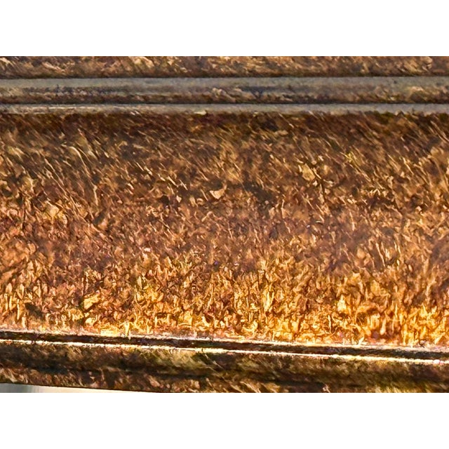 Wood Rococo Gilt Frame Wall Mirror, Vintage For Sale - Image 7 of 12