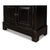 Black Traditional Tall Bookcase, 80" - Ebonized Walnut with Glass Display Doors For Sale - Image 8 of 11