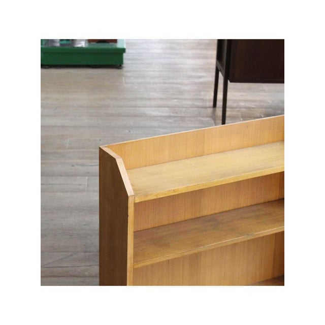 Wood Low Small Shelf, Italy, 1970s For Sale - Image 7 of 8
