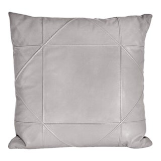 Roche Bobois Lelievre Leather Pillow For Sale