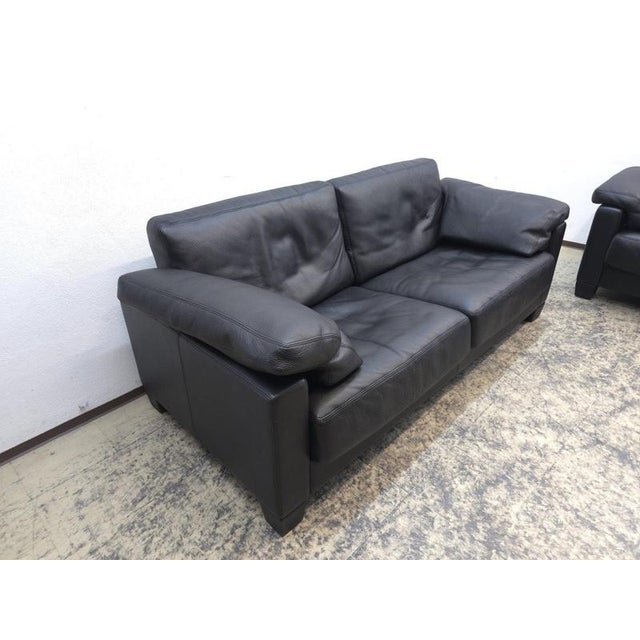 DS 17 Sofa in Black Leather from de Sede For Sale - Image 6 of 15