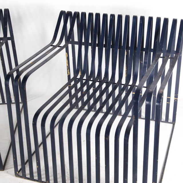 Vintage Metal Armchairs, 1970s, Set of 2 For Sale - Image 18 of 18