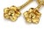 Aquamarine Beads 18k Yellow Gold Fancy Flex Tube 2 Floral Tassel Necklace For Sale - Image 4 of 5