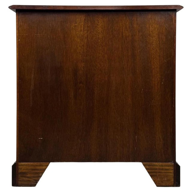 Brown 20th Century Georgian Hardwood Serpentine Chest of Drawers For Sale - Image 8 of 12