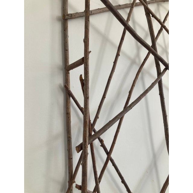 Branch Wall Sculpture in an Organic form in the manner of Charles Arnoldi . Very large scale at 82” x 82”. Fabulous...