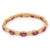 Not Yet Made - Made To Order 24.5 Carat Natural Ruby and Diamond Designer Bracelet For Sale - Image 5 of 12