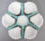Ceramic Antique French Porcelain Turquoise Oyster Plate For Sale - Image 7 of 7