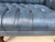 Vintage Blue Leather Camelback Chesterfield Sofa For Sale - Image 14 of 18