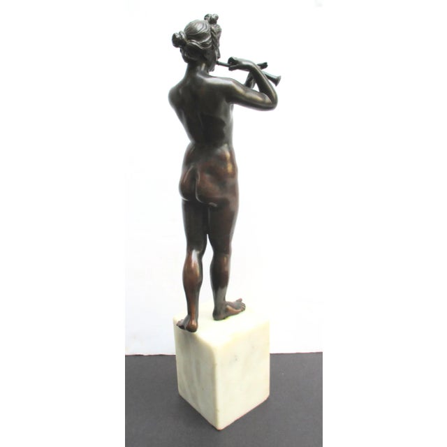 Maenads, Bacchante female figure playing a flute. Designed upon the Greek image of the bacchante of Bachus. Wine and...