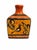 Auburn Vintage 1960s–1970s Tonalá-Style Hand-Painted Folk Art Pottery Bottle Vase For Sale - Image 8 of 8