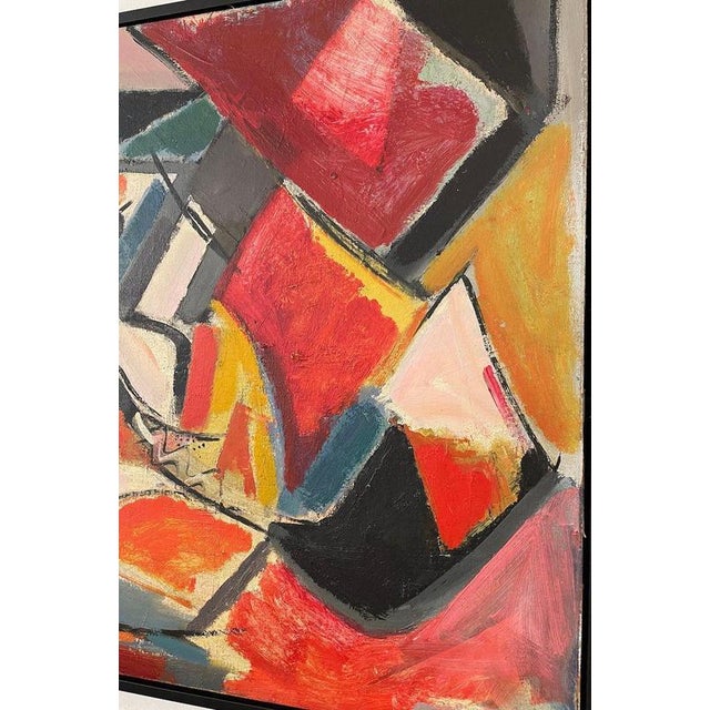 Sergio Piccoli, Untitled, 1970s, Acrylic Painting, Framed For Sale - Image 3 of 9