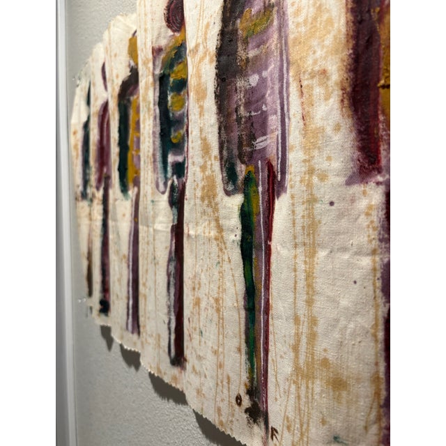 Abstract Abstract Figurative Painting by Christopher Shoemaker (Unframed), 18.5” X 27” For Sale - Image 3 of 9