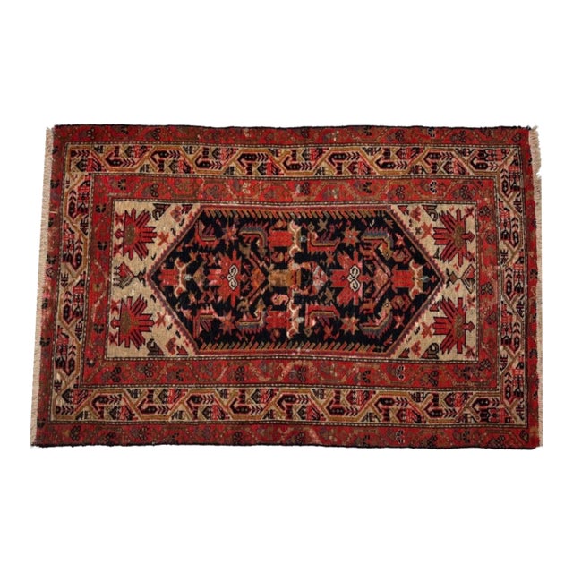 Antique Persian Malayer , 3'1" X 4'10" For Sale