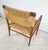 Mel Smilow C. 1950s Mel Smilow Walnut Lounge Rush Seat Arm Chair For Sale - Image 4 of 5