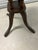 Wood 19th Century Victorian Solid Wood Side Table With Four Turned Legs For Sale - Image 7 of 12