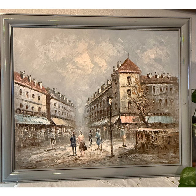 Late 1960 Century Burnett Oil Painting on Canvas 20 X 24 With Frame For Sale - Image 10 of 12