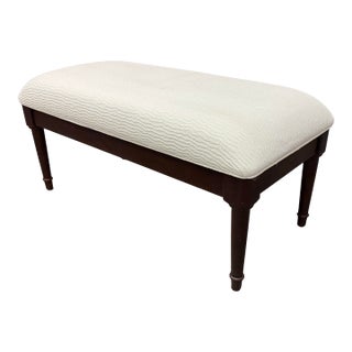 Shermag Furniture Upholstered Bench For Sale