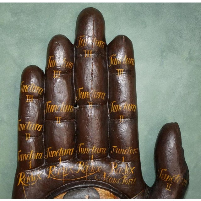 Wood 19th Century Fortune Tellers Painted Palmistry Advertising Sign For Sale - Image 7 of 18