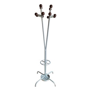 Industrial Coat Rack with Umbrella Stand, Italy, 1960s For Sale