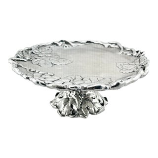 Arthur Court Grape Leaves Cake Stand For Sale