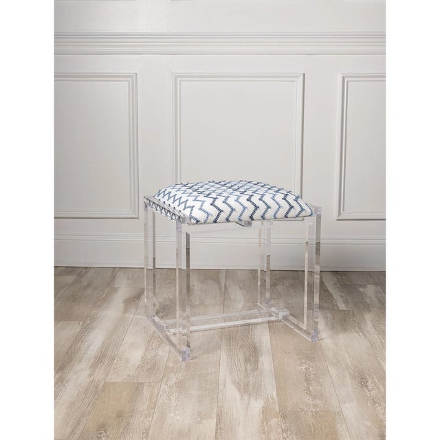 Port 68 Glencoe Mozzi Lucite Bench For Sale - Image 4 of 7