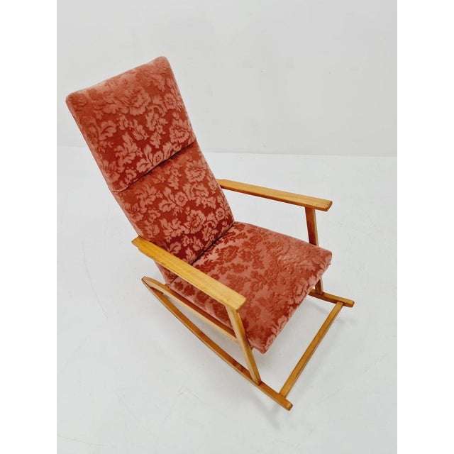 German Rocking Chair, 1950s For Sale - Image 4 of 11