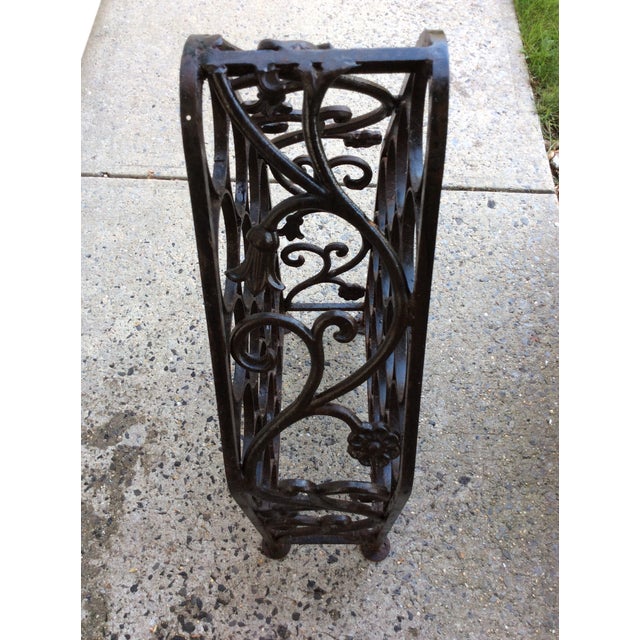 Antique Wrought Iron Wine Bottle Rack Chairish