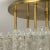 Large Glass Brass Light Fixtures from Doria, Germany, 1969, Set of 3 For Sale - Image 15 of 18