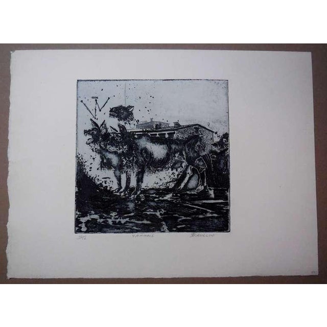 Mid 20th Century Robert A. Birmelin, 4 Animals, ed. of 12 For Sale - Image 5 of 5