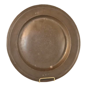 18th Century English Pewter Charger