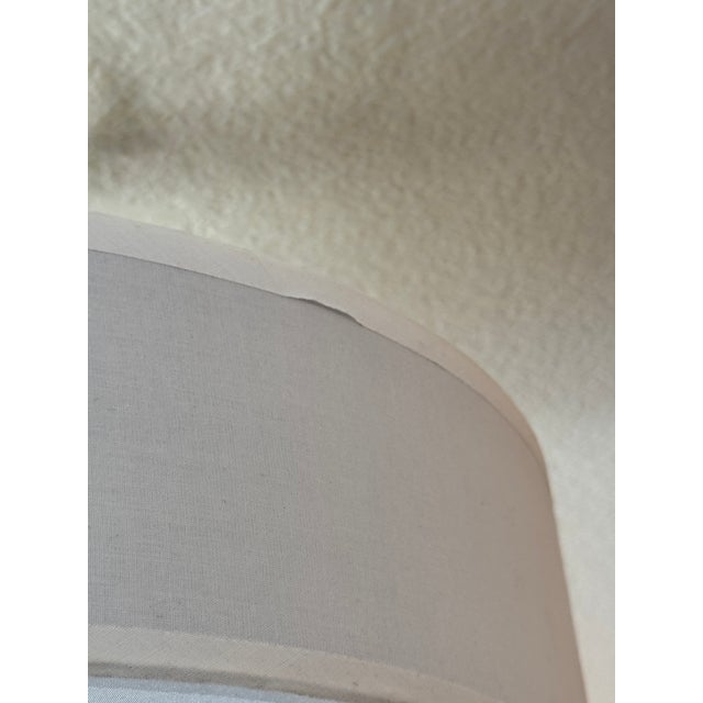 Orbit Drum Flush Mount Ceiling Light For Sale - Image 9 of 11